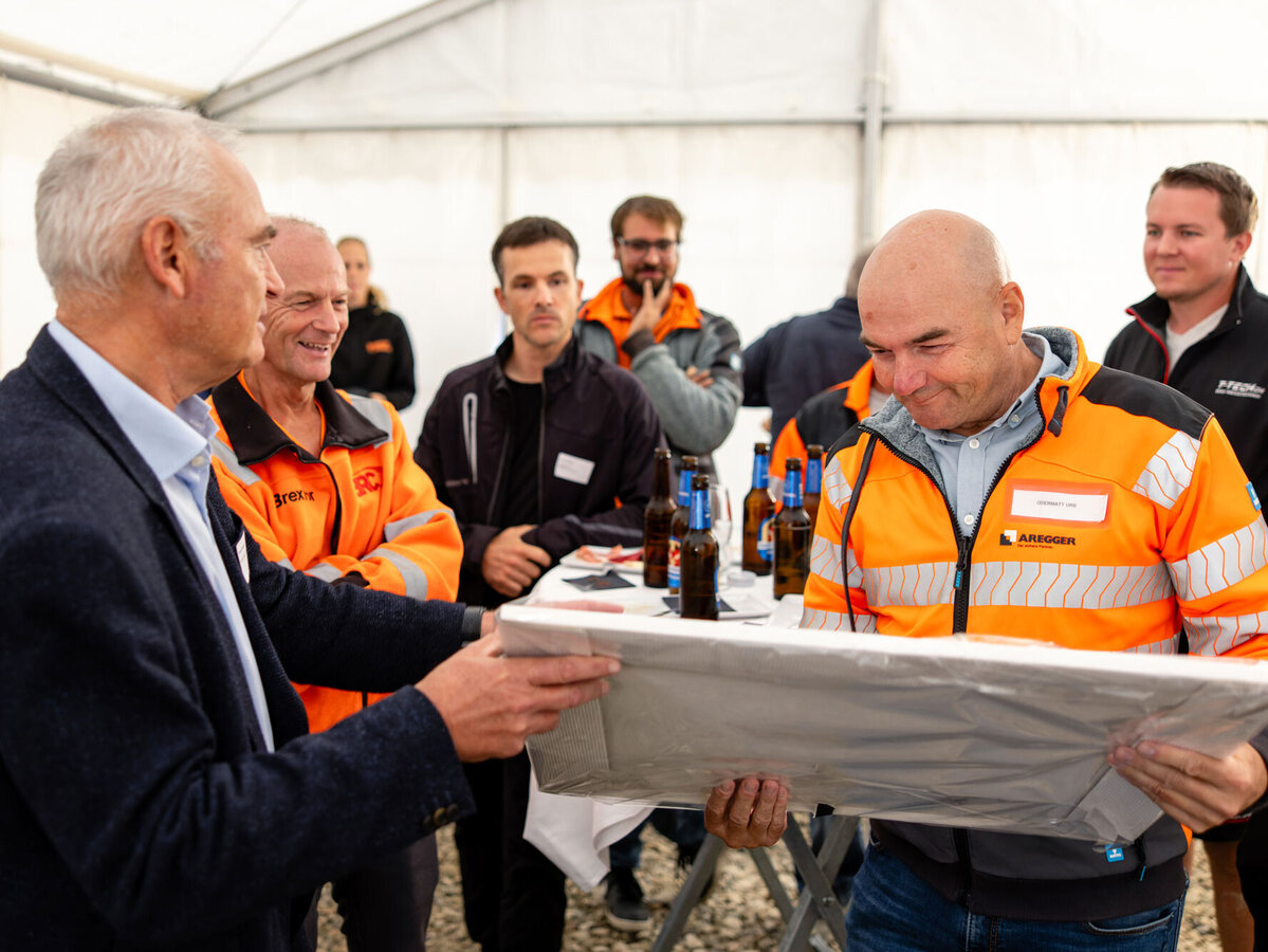 Spatenstich für das Neubauprojekt Grünrainpark
